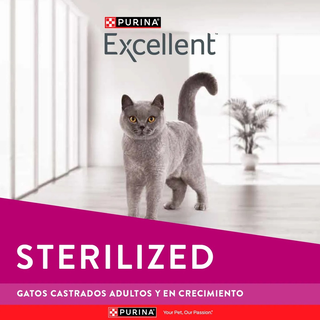 EXCELLENT GATO ESTERILIZADO X 1 KG