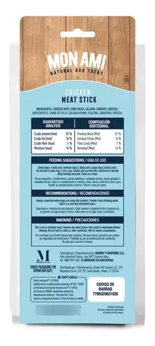 MON AMI MEAT STICK CHICKEN X 100G