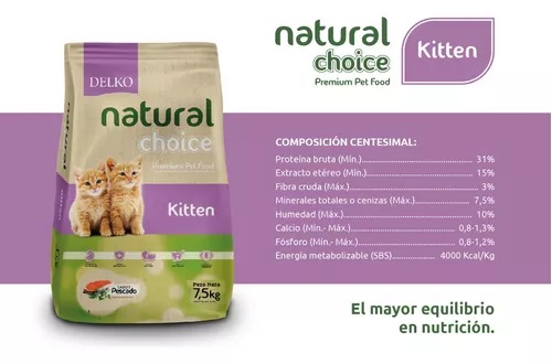 NATURAL CHOICE KITTEN X 7,5KG