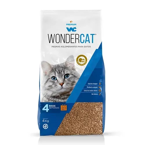 PIEDRAS AGLOMERANTES WONDERCAT EXPLOSION DE COCO X 4KG