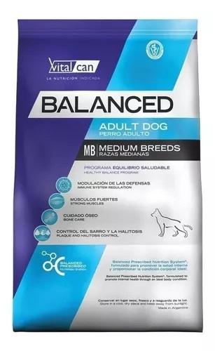 BALANCED ADULTO RAZA MEDIANA X 12KG