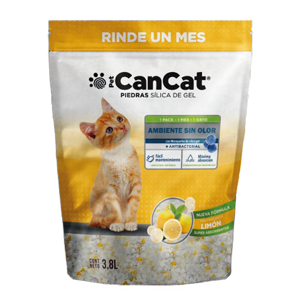 PIEDRAS SILICA GEL LIMON X 3.8 L (CANCAT)