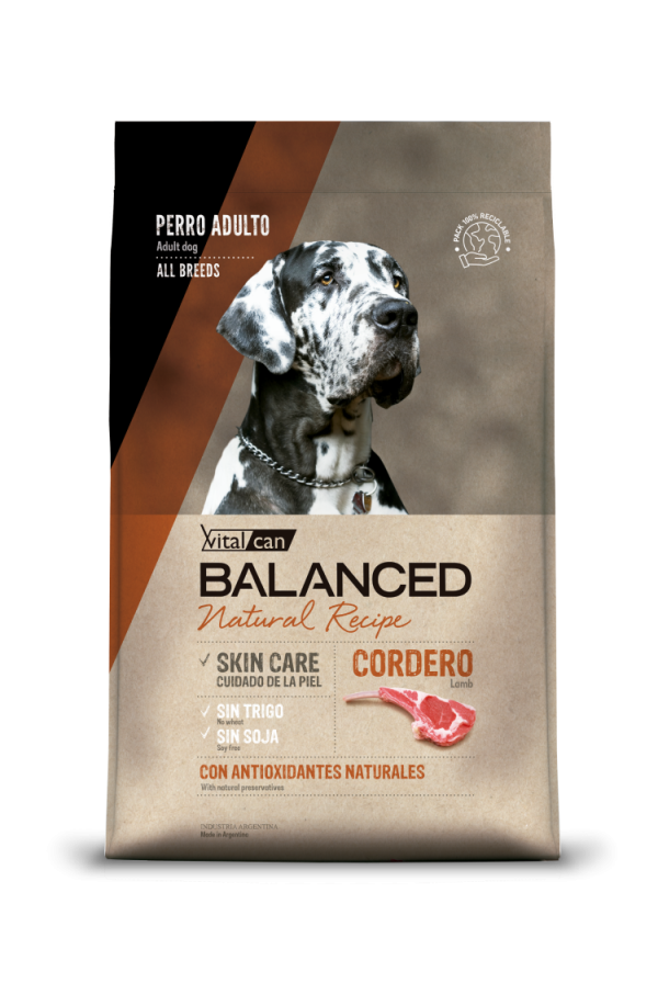 BALANCED PERRO RECIPE CORDERO X 15KG