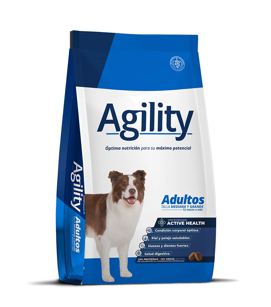 AGILITY PERRO ADULTO RAZA MEDIANA Y GRANDE X 3KG