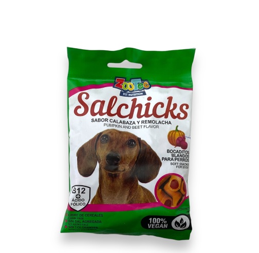 SALCHICKS CALABAZA Y REMOLACHA ZOOTEC