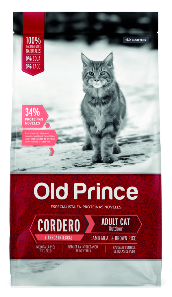 OLD PRINCE NOVEL CORDERO GATO ADULTO 7,5KG