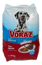 VORAZ ADULTO CARNE X 15KG